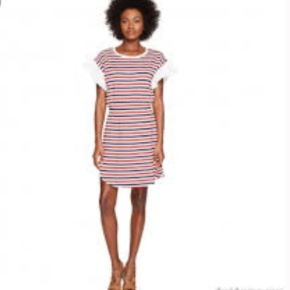 SONIA RYKIEL Nautical Striped Dress - Picture 1 of 8